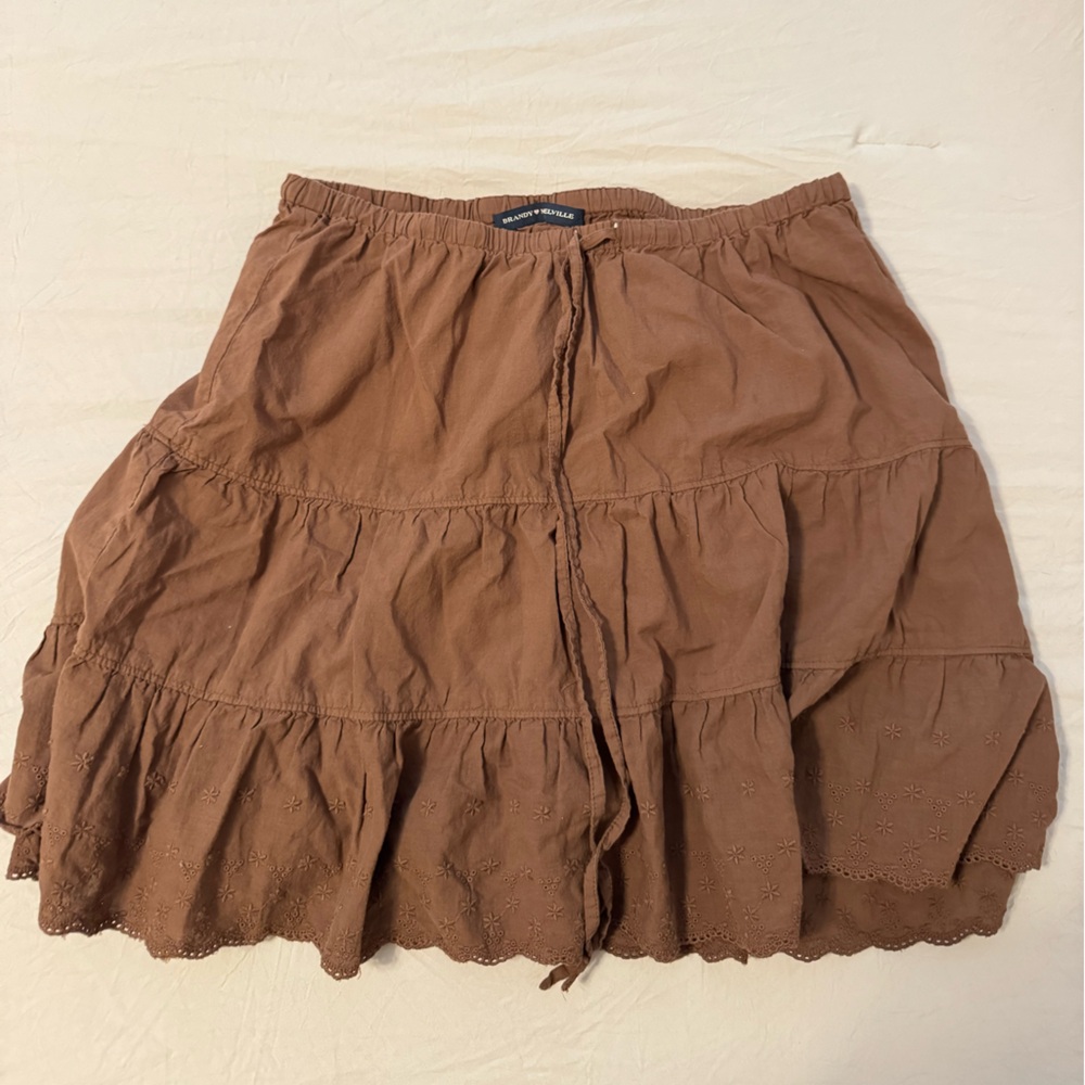 Brandy Melville Brown Skirt